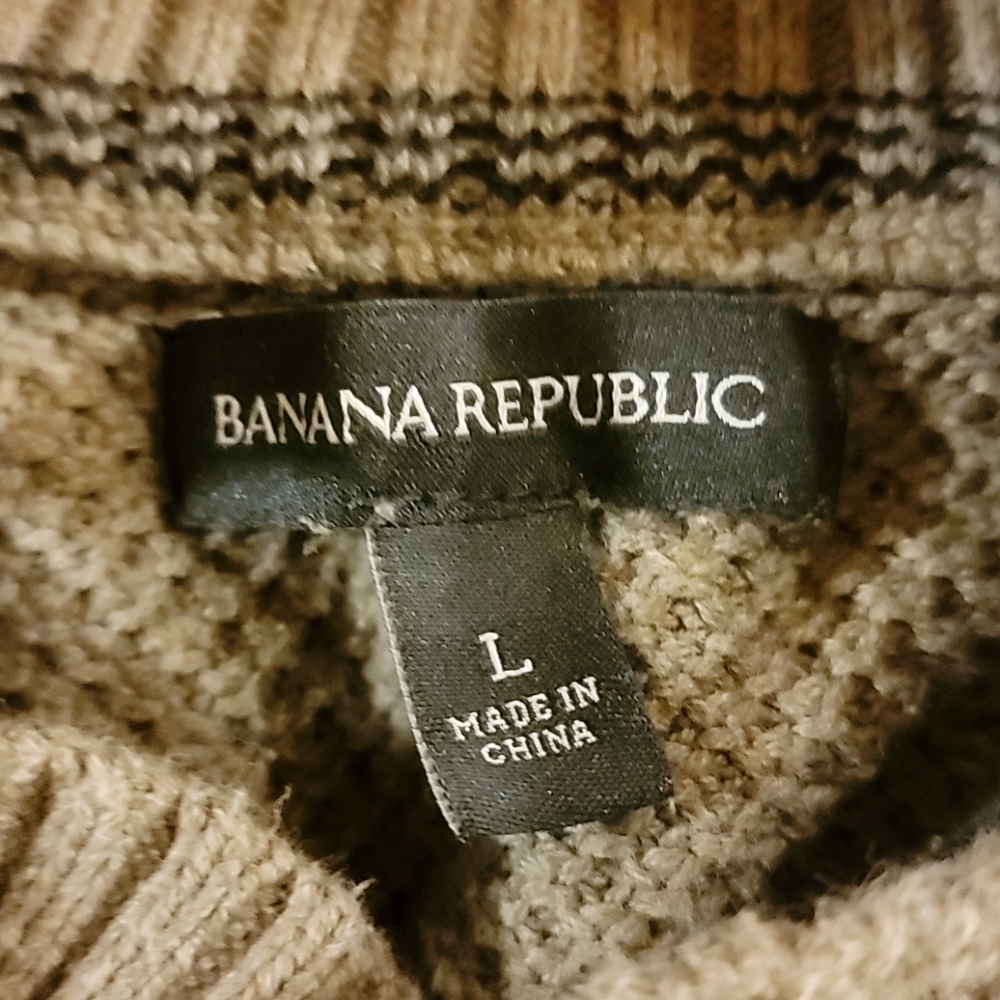 Banana Republic Brown Truffle Mock-Neck Sweater - Picture 4 of 5